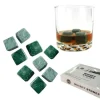 9-pack Naturliga Whiskystenar – Isbitar av Sten Grön