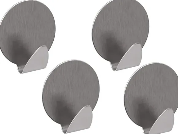 4-Pack - Självhäftahnde Krokar - Stål