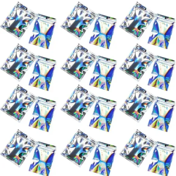 100-pack återförslutningsbara ziplockpåsar för snacks och smycken