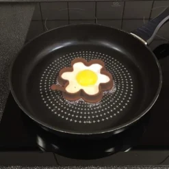 Pannkaksform i silikon, brun blomma, 12 cm SILLINIE ORION 151792