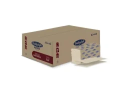 Pappershandduk Bulky Soft Havana 2-lagers brun 24cm 3750 ark/låda