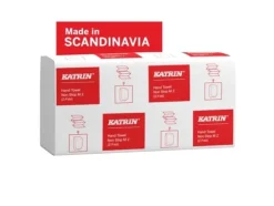 Pappershandduksark, Katrin, Classic, 2-lagers, vit, 203mmx240mm, ask om 3000 st