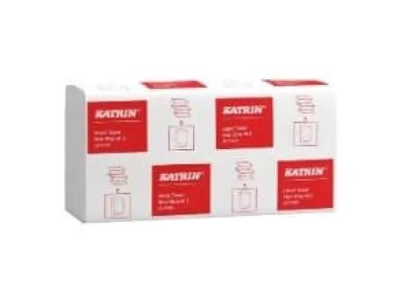 Pappershandduksark, Katrin, Classic, 2-lagers, vit, 203mmx240mm, ask om 3000 st