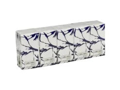Pappersnäsdukar, ABENA Care-Ness Excellent, 3-lagers, 20,7x21 cm, vita