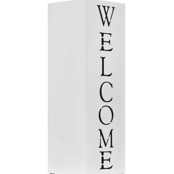 Paraplyställ welcome stål vit