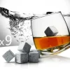 Parti med 9 whiskystenar