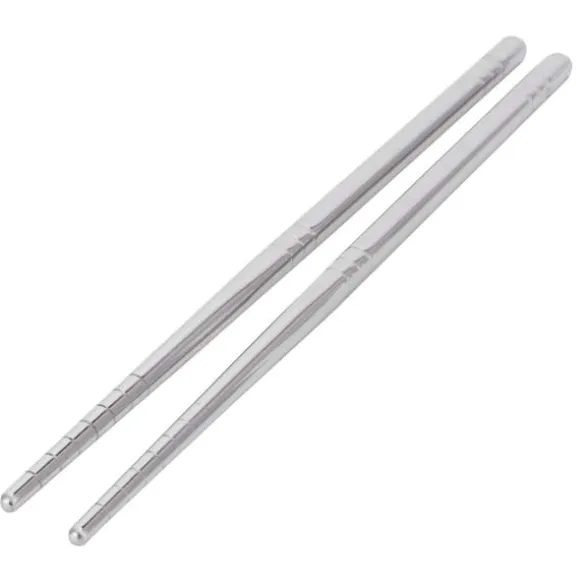 1 par ätpinnar i 304 rostfritt stål ätpinnar porslin bestick kökstillbehör 17,5 cm