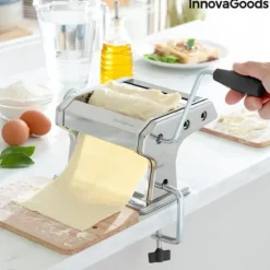Pastamaskin - InnovaGoods - FRASHTA - Manuell - 3 skärvalsar - Justerbar tjocklek