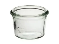 Patentglas Weck 50 ml Ø6.75x3.65 cm uden Låg Glas,72 stk/krt