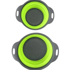 2PCS Rund Infällbar Hopfällbar Avloppskorg Fruktkorg Multifunktionell Kök Plast Bassäng