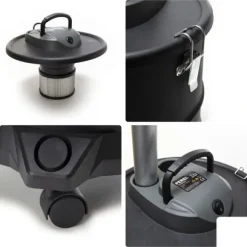 Perel Ash dammsugare, HEPA-filter, blåsfunktion, 1200 W, 20 L