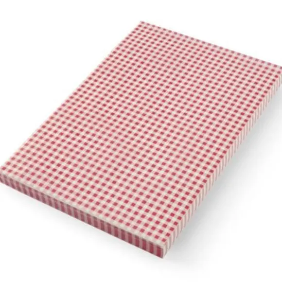 Pergamentpappersunderlägg med GRID-tryck 500 st 420x275 mm - Hendi 678152