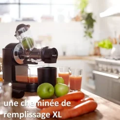 PHILIPS Viva HR1889/70 Juicer - XL Öppen spis - Snabb rengöring - 1L kanna - Svart