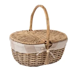 Picknickkorg WILLI STRIP 40x32xH17/40cm