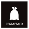 Pictogram L120xW120mm Restavfall, 1 st