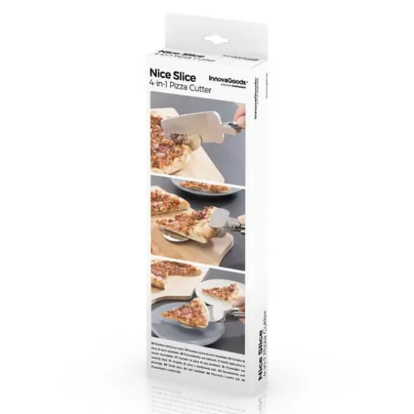 Pizzakniv 4-in-1 Nice Slice InnovaGoods