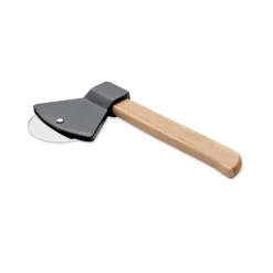 Pizzaskärare med bambuhandtag