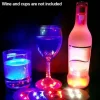 PLACEMAT, Färgglad--10st Mini LED-ljusunderlägg Julljusdekaler Nattklubb Bar Party Favor Vase