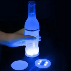 PLACEMAT, Färgglad--10st Mini LED-ljusunderlägg Julljusdekaler Nattklubb Bar Party Favor Vase