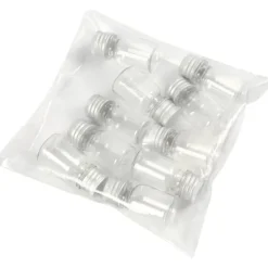 Plastburk med lock - 13-100 ml - 80 st
