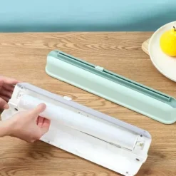 Plastfolie Aluminiumfolie Dispenser Skärare med Sugkoppar