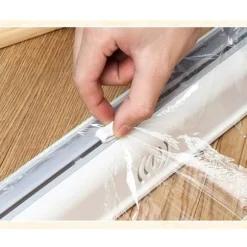 Plastfolie Aluminiumfolie Dispenser Skärare med Sugkoppar