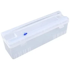Plastfolie-dispenser med kniv