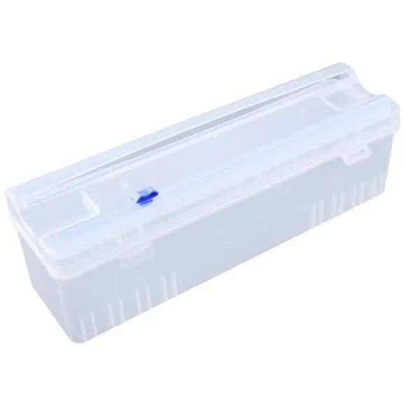 Plastfolie-dispenser med kniv