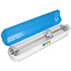 Plastfolie Dispenser med Skjutskärare Smidig Skärande Justerbar Återanvändbar Plastfolie Dispenser för Aluminiumfolie L 38x9.8cm