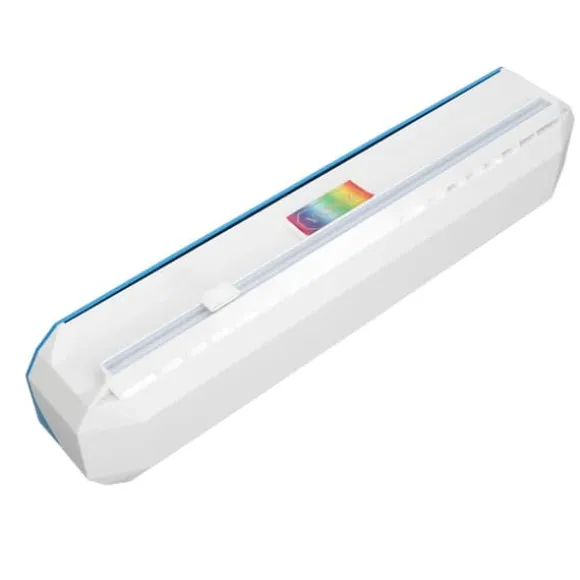 Plastfolie Dispenser med Skjutskärare Smidig Skärande Justerbar Återanvändbar Plastfolie Dispenser för Aluminiumfolie L 38x9.8cm
