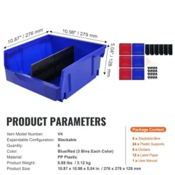 Plastförvaringsfack (11