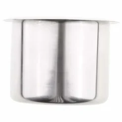 Pofet - AUZ4512 - Set med 4 universal mugghållare i rostfritt stål för pokerbord, soffa - 68 x 55 mm
