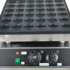 Poffertjes-/Minipannkaksmaskin - Elektrisk Bordsmodell - 36 Hål - Gjutjärn Med Nonstickbeläggning - 1 kW - Termostat 50–300 °C - För Hem & Café