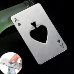 Poker En formad vinölöppnare i rostfritt stål