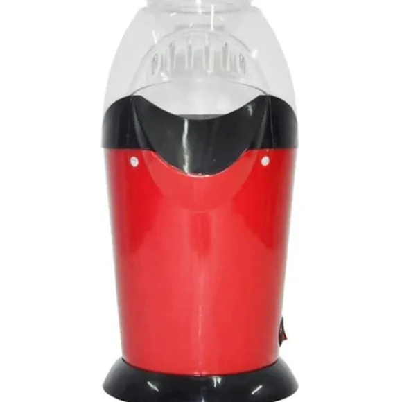 Popcornmaskin - A188 - Varmluft - Stor kaliber - Röd