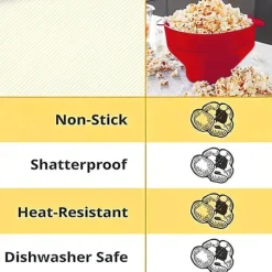 Popcornmaskin / Popcornskål - Gör popcorn i mikron