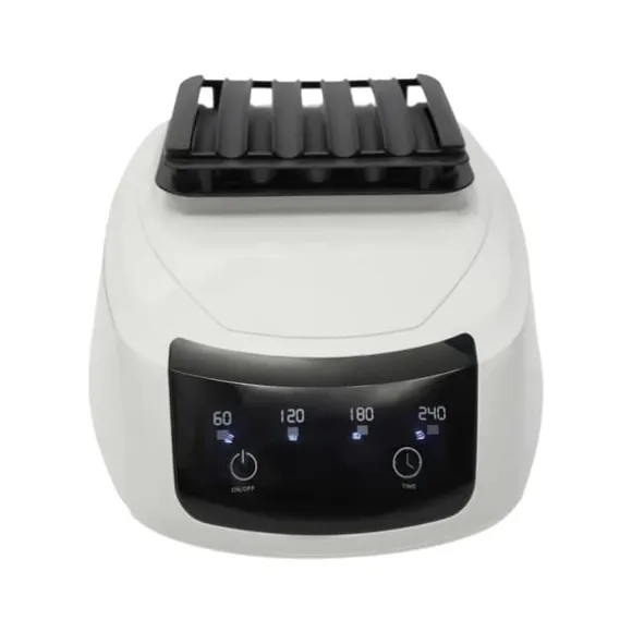 Portabel klädtork - PTC torkskåp - Pekskärm - Effekt 1200–1500 W - IPX1 - Timer 0–240 min & 3 lägen - Fyra hjul - Med överdrag - Vinröd