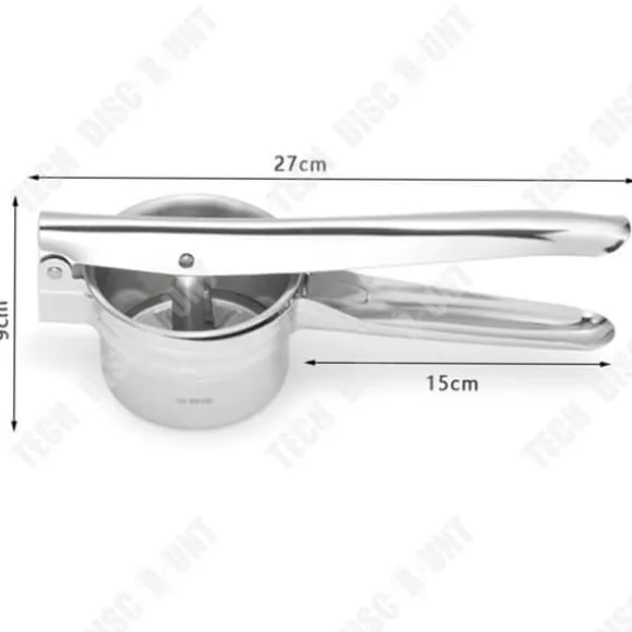 Potatispress - TD® - Multifunktionell - Rostfritt stål - 450g - 40,8x28,5x54,5cm
