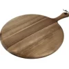 Presentationstavla - Olympia - Acacia - 330 mm - Rund - Brun