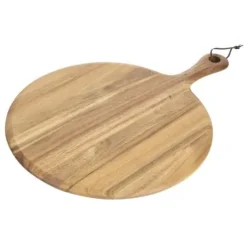 Presentationstavla - Olympia - Acacia - 330 mm - Rund - Brun