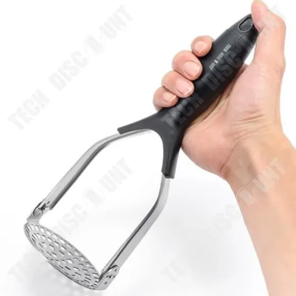 Pressa puré - Inox - Professionell - Plasthandtag - Kökstillbehör - Hållbar