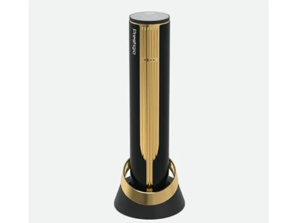 Prestigio PWO104GD, Elektrisk korkskruv, svart, guld, 228 mm, 350 g
