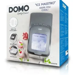 Professionell ismaskin - DOMO - DO9247IB - 2,8 liter - 145 W - Isbitar på 8 min