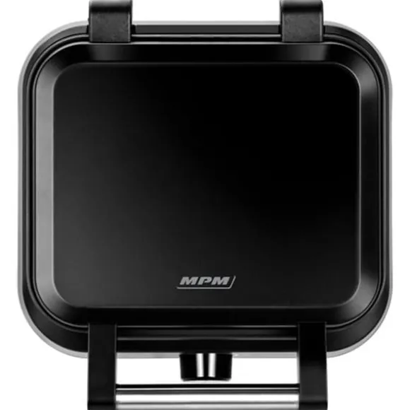 Professionell Vaffeljärn för 2 Tjocka Belgiska Vafflor, Non-stick Plåtar MPM MGO-40 1500W Svart 13965
