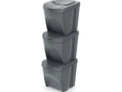 Prosper Sortibox 3 x 20 L avfallssorteringssystem Avfallsbehållare