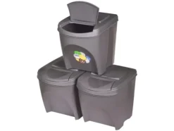 Prosper Sortibox 3 x 20 L avfallssorteringssystem Avfallsbehållare