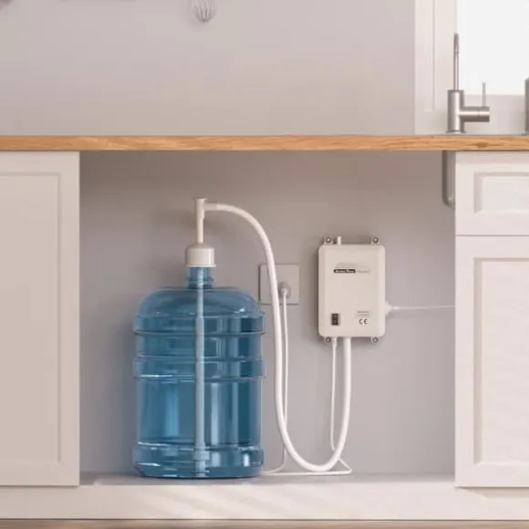 Pump- och vattendispenser för 5-gallon flaskor, automatisk elektrisk dispenser, enkel inloppspump, effektiv vattendispenser