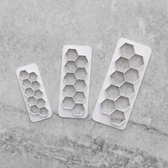Pussel + Hexagon Utstickare | 6-pack