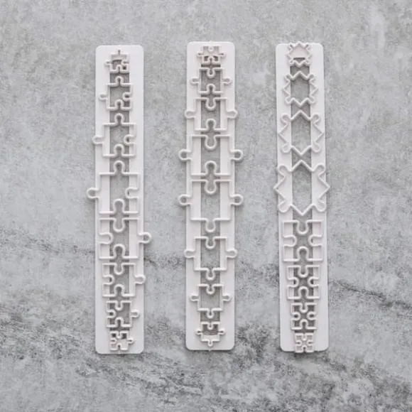 Pussel + Hexagon Utstickare | 6-pack