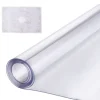PVC bordsskydd 54x54 tum, klart plast skrivbordsskydd, 1,5 mm tjockt, hållbart och vattentåligt